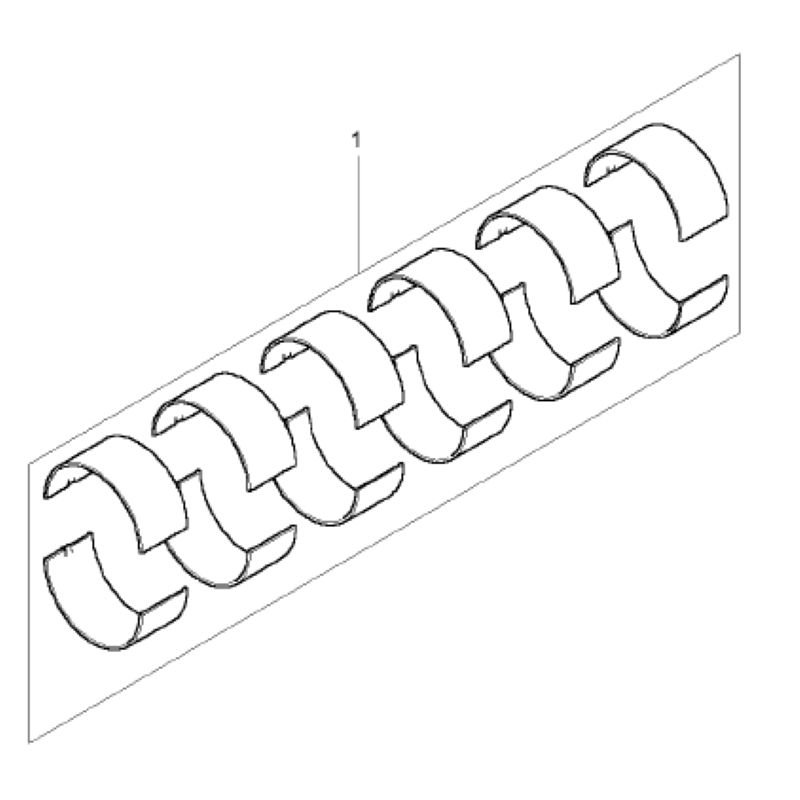 Genuine Perkins KRP3023 Big End Bearing Kit for 2206 Series