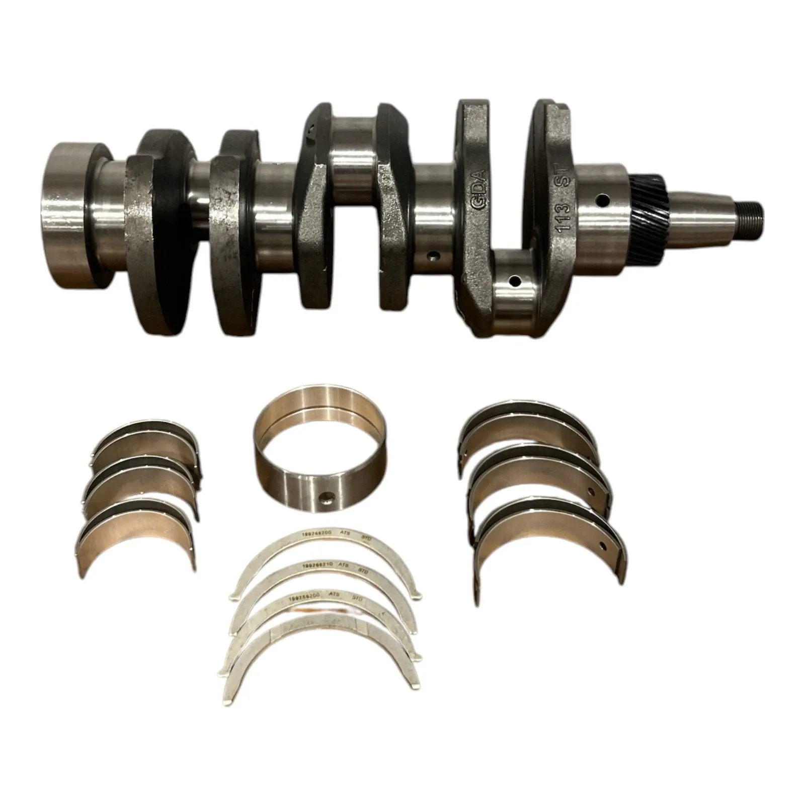 Genuine Perkins crankshaft with bearing set