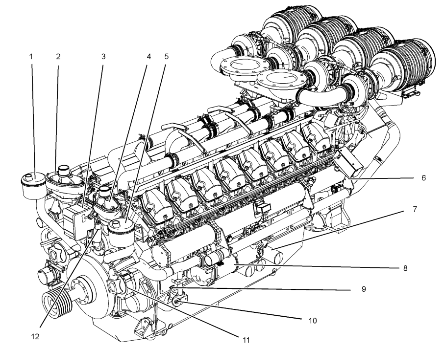 perkins 4016-61TRG3A diesel engine