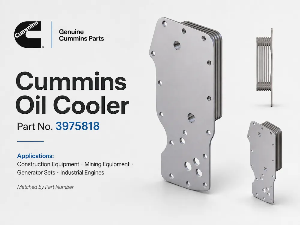 Cummins oil cooler 3975818 for 2003-2007 Dodge Ram 2500 3500 5.9L ISB 24V