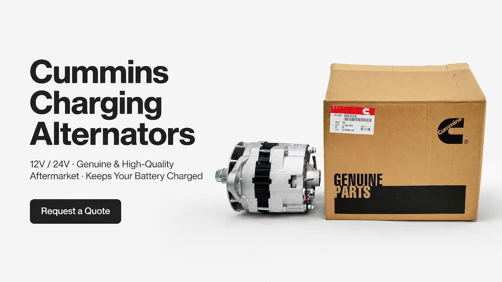 Alternateur de charge moteur Cummins à vendre