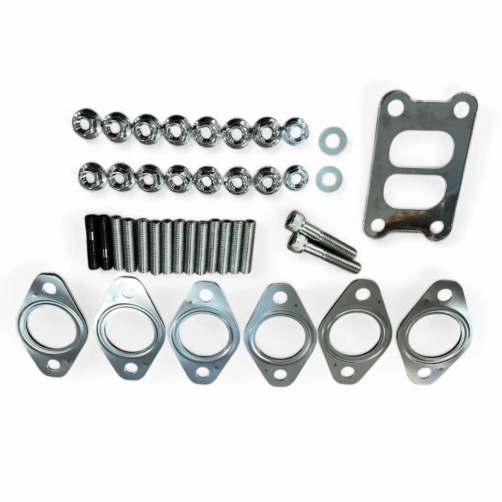 Комплект выпускного коллектора T3 с прокладкой и болтами 03-07 Ram 2500 3500 5.9L Cummins