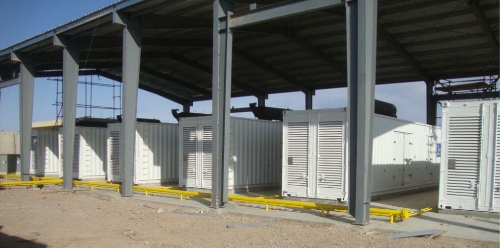 perkins generator on mining site