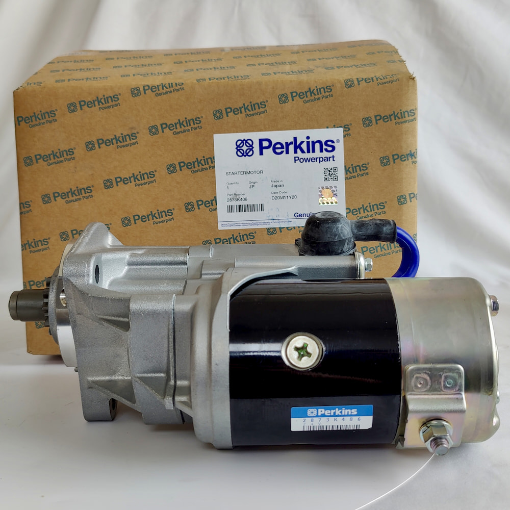 Genuine Perkins 24V starter motor