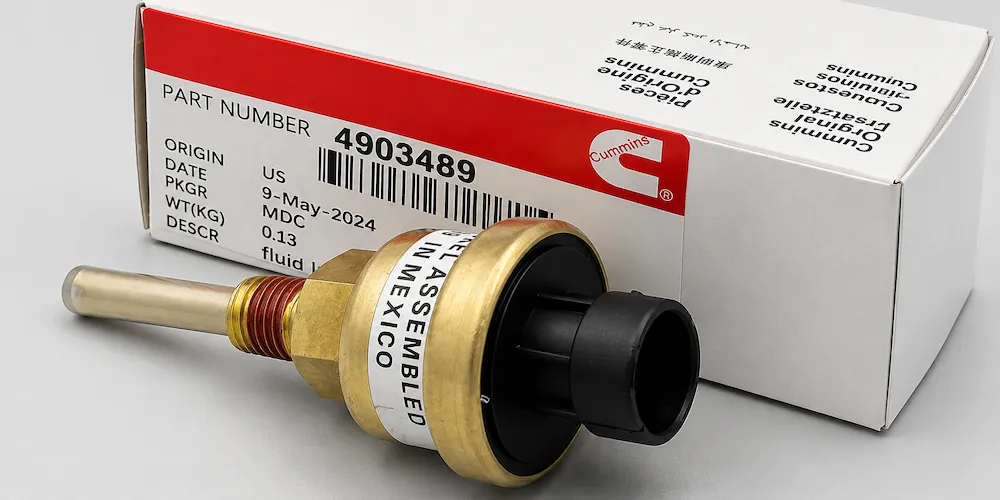 Sensor de nivel de refrigerante – compatible con Cummins L10, M11, ISM, N14, ISX, QSM11, X15, ISX15, QSX15 – sustituye 4903489,