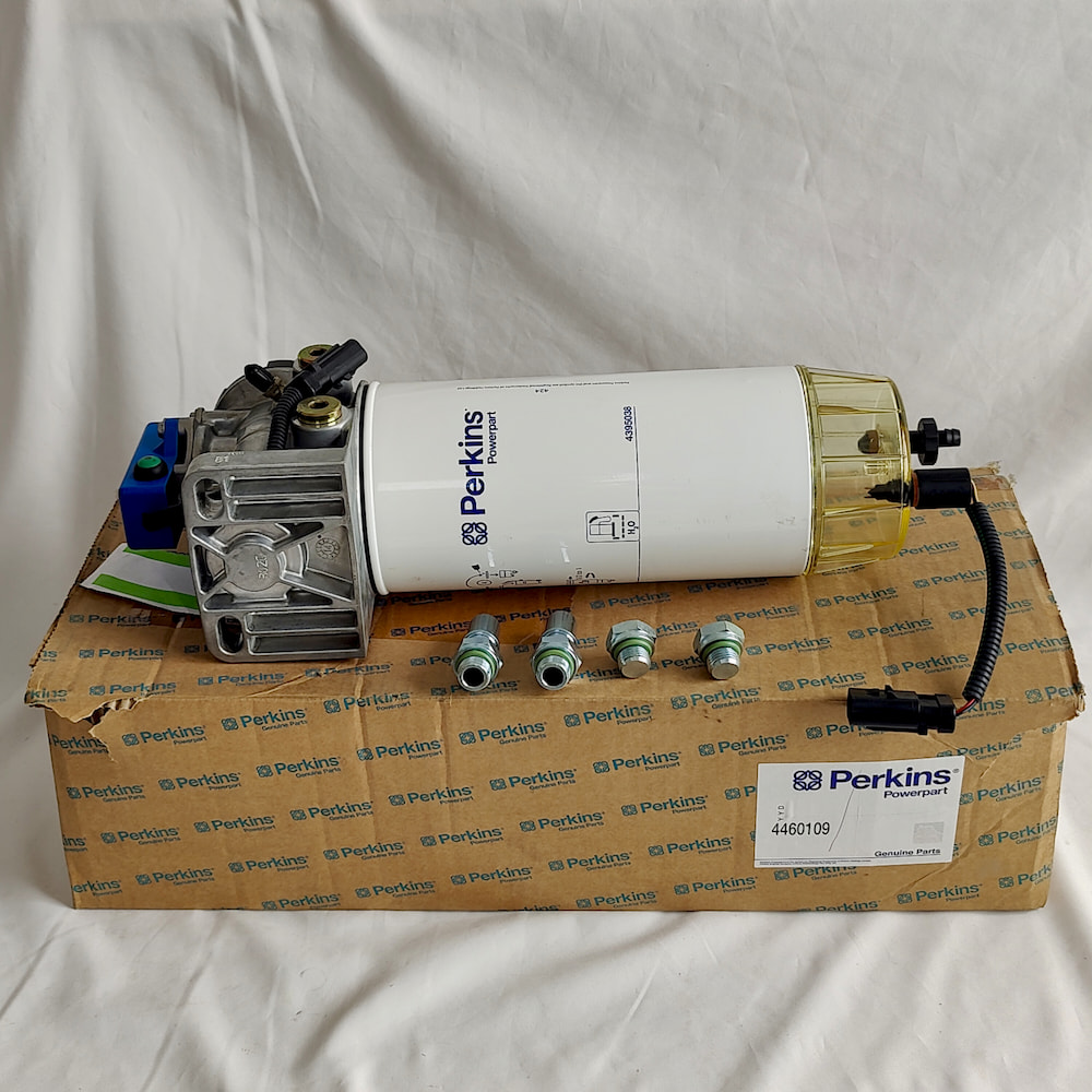 Perkins 4460109 fuel filter assembly for 1104D-E44TA diesel engine