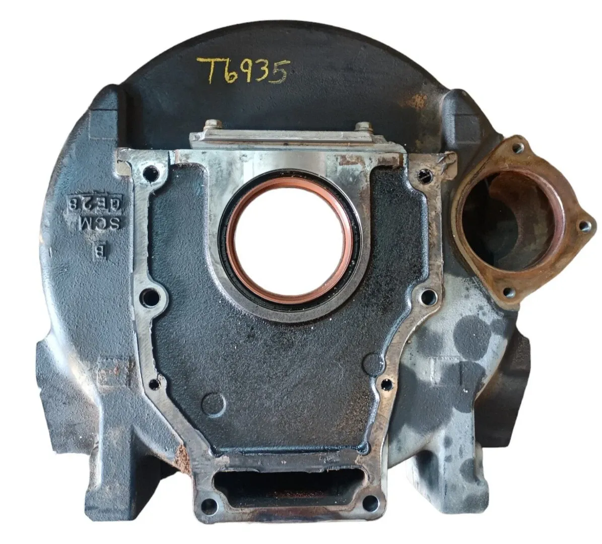 Aftermarket Perkins flywheel housing for 3.4L 4-cylinder diesel engine